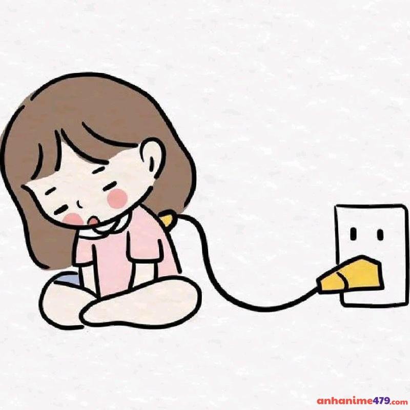 meme mệt mỏi sạc pin