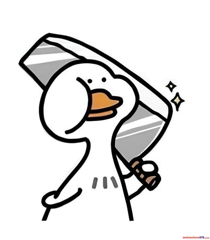 meme nghiêm túc vịt