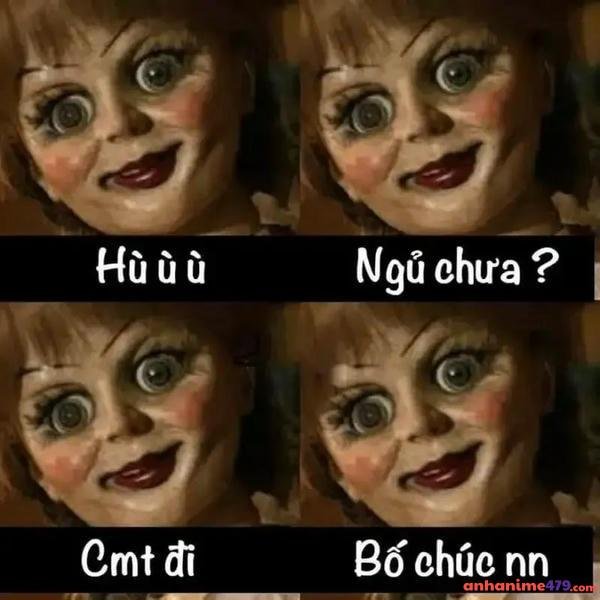 meme ngủ sợ hãi