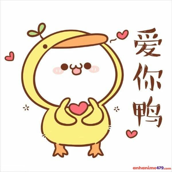 meme thả tim đáng yêu