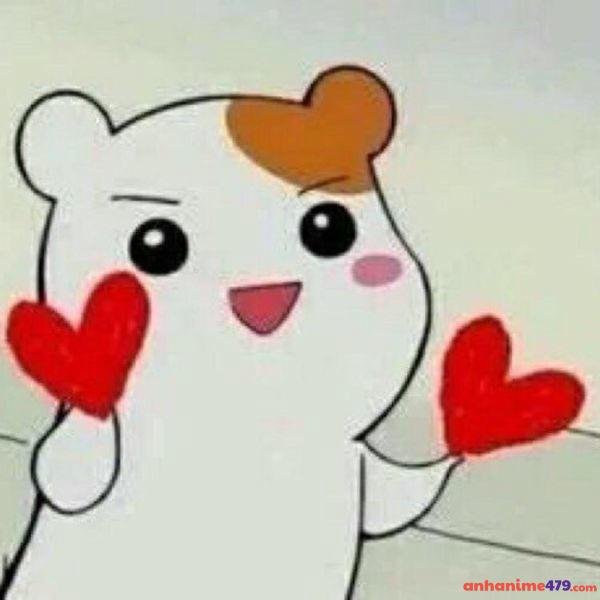 meme thả tim gấu chuột