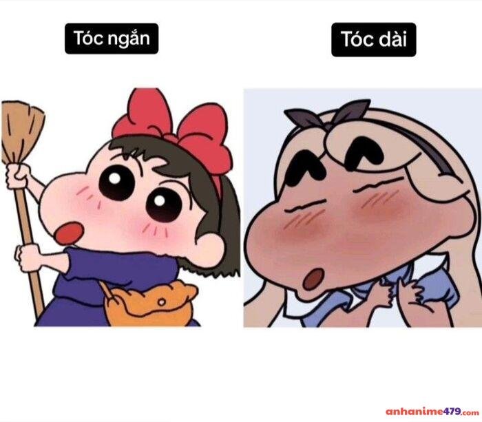 meme tóc ngắn bựa