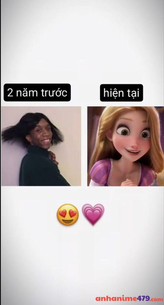 meme tóc ngắn ghép chế