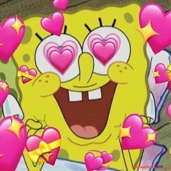 meme trái tim phim hoạt hình