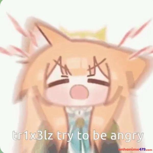 meme tức giận anime đẹp