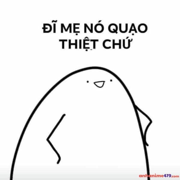 meme tức giận dễ thương