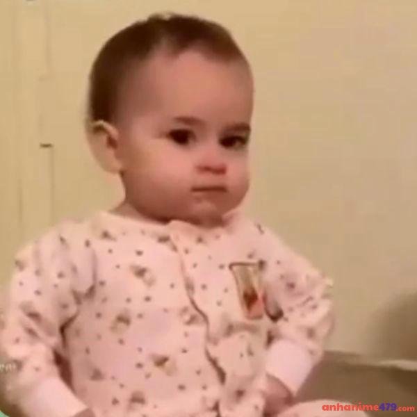 meme tức giận em bé