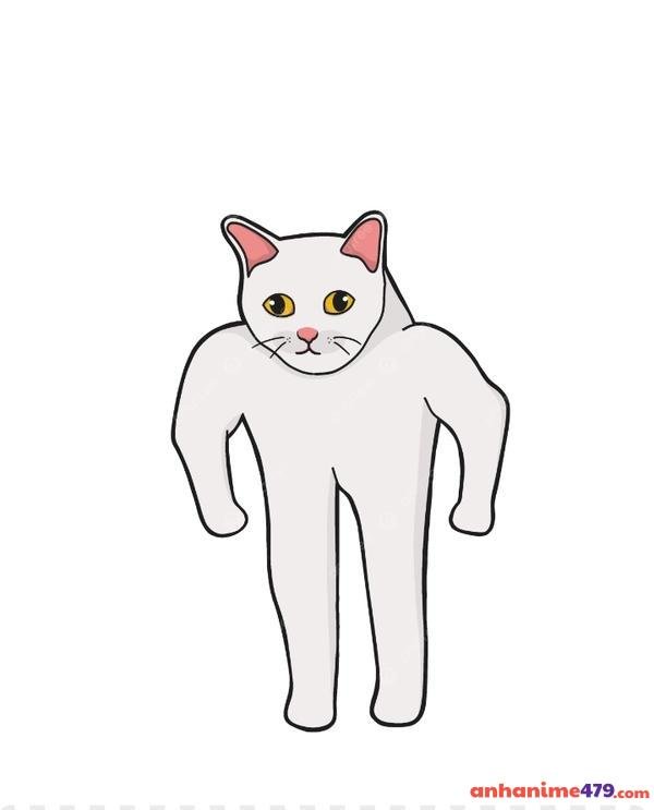 meme vẽ mèo khôgnr lồ