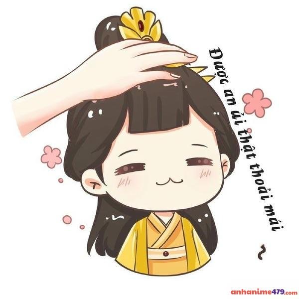 meme xoa đầu hài hước