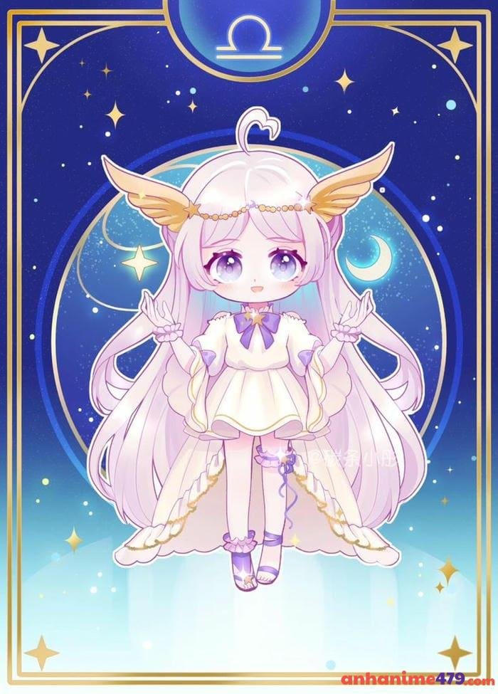 minh họa anime 12 cung hoàng đạo chi tiết