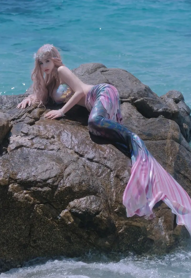 nàng tiên cá cosplay phong cách fantasy