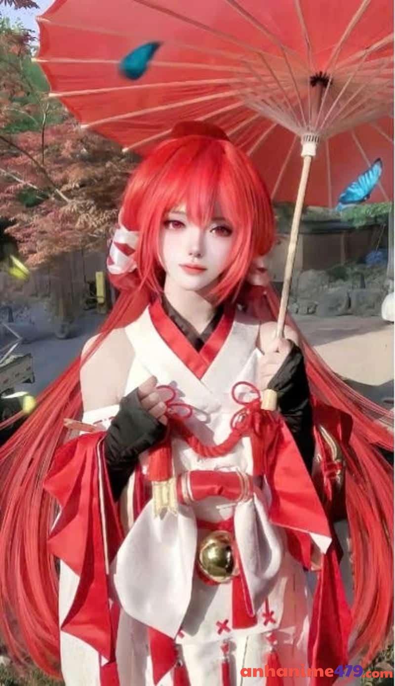 nền gái xinh cosplay nhân vật anime