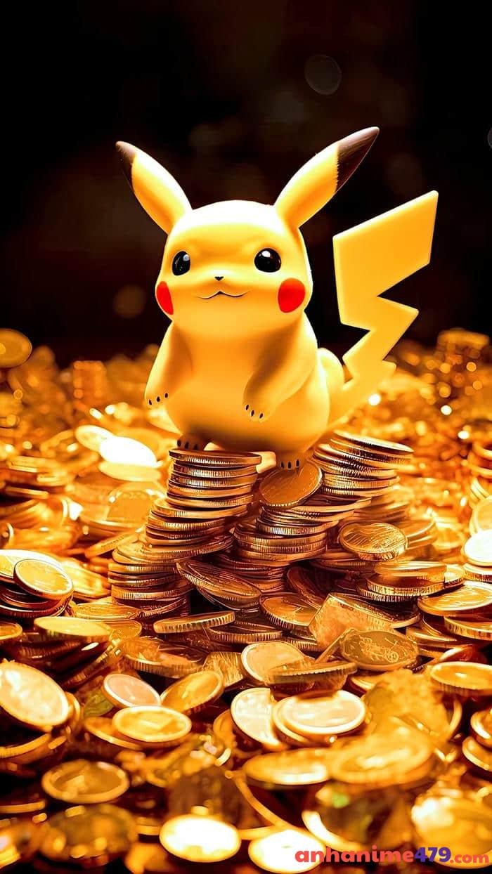 pikachu với đôi má đỏ