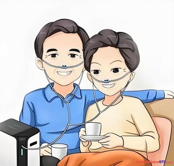 thở oxy meme mệt