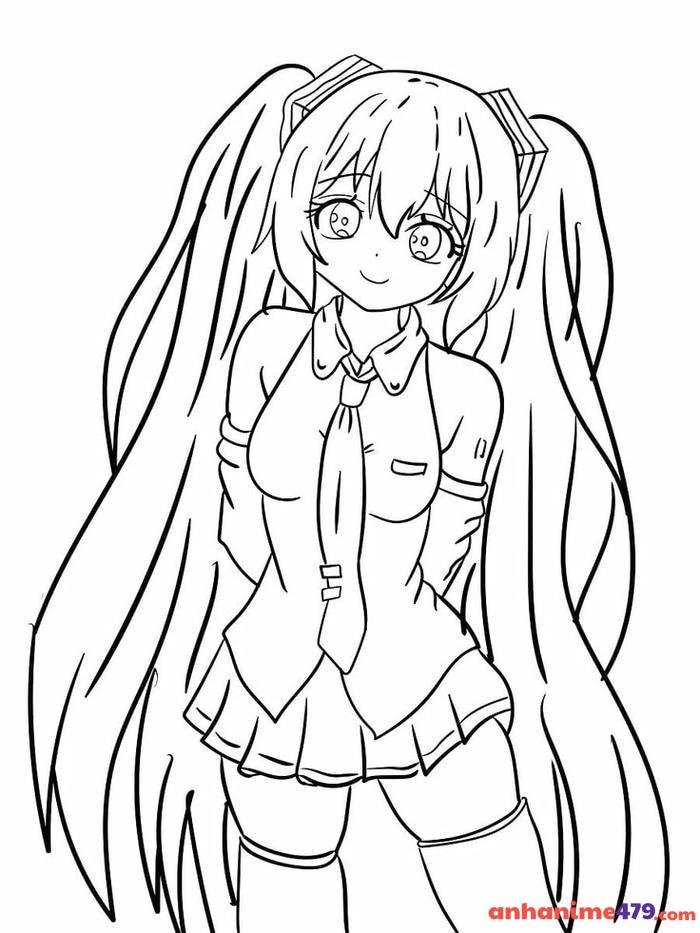 tranh anime chưa tô