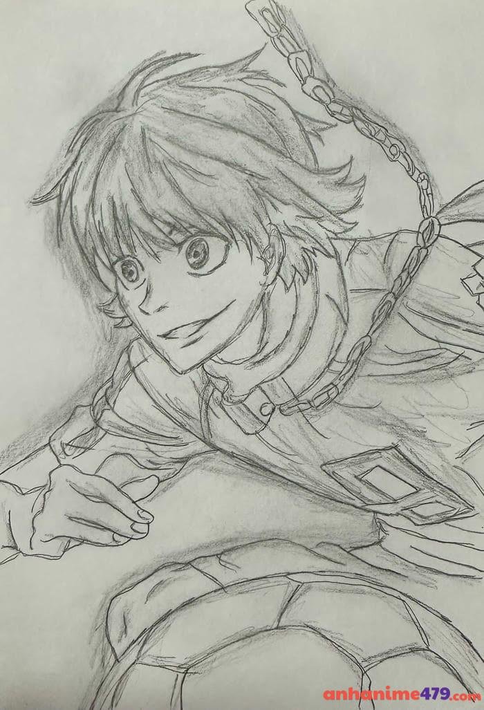 tranh anime nam ngầu quá