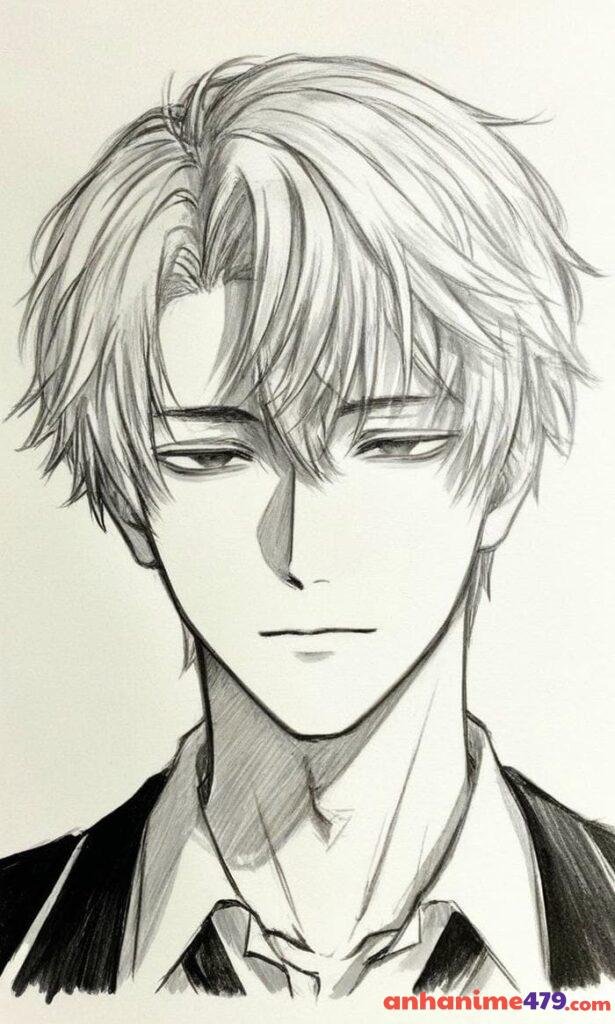 tranh anime nam siêu ngầu