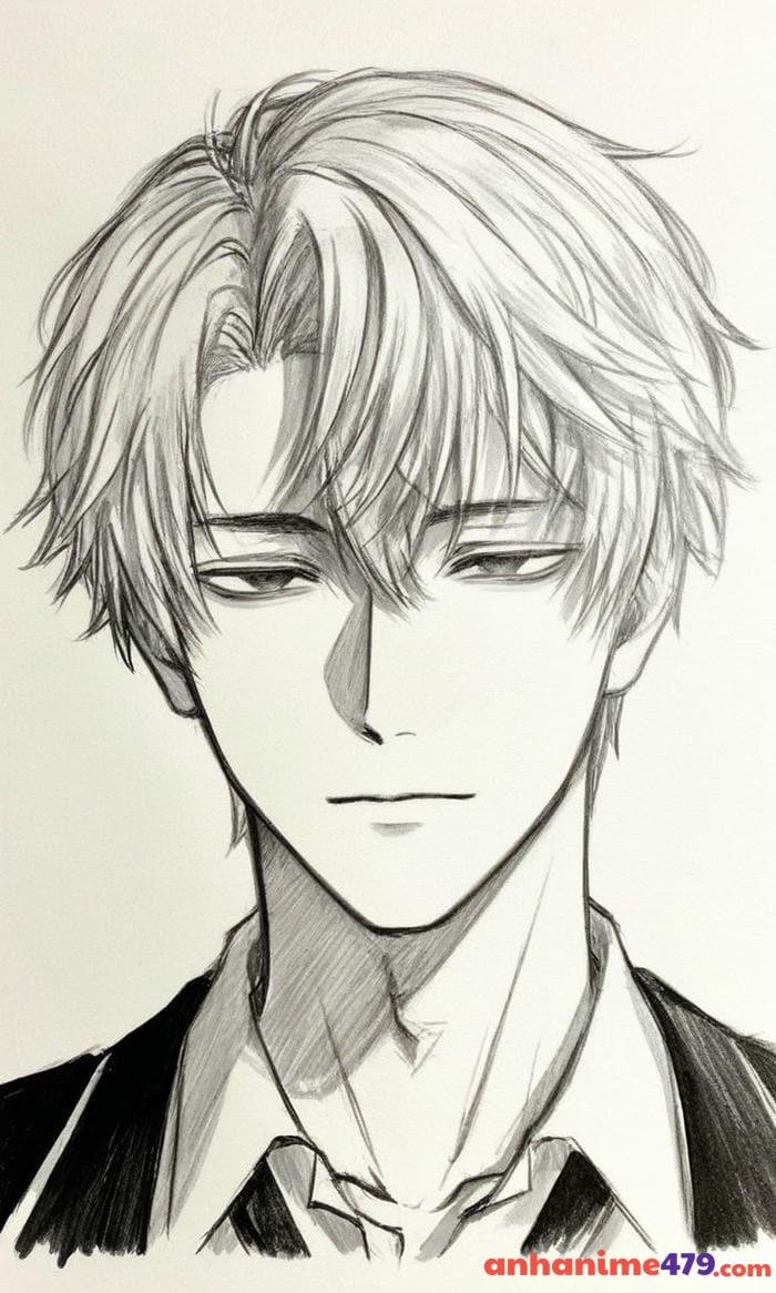 tranh anime nam siêu ngầu