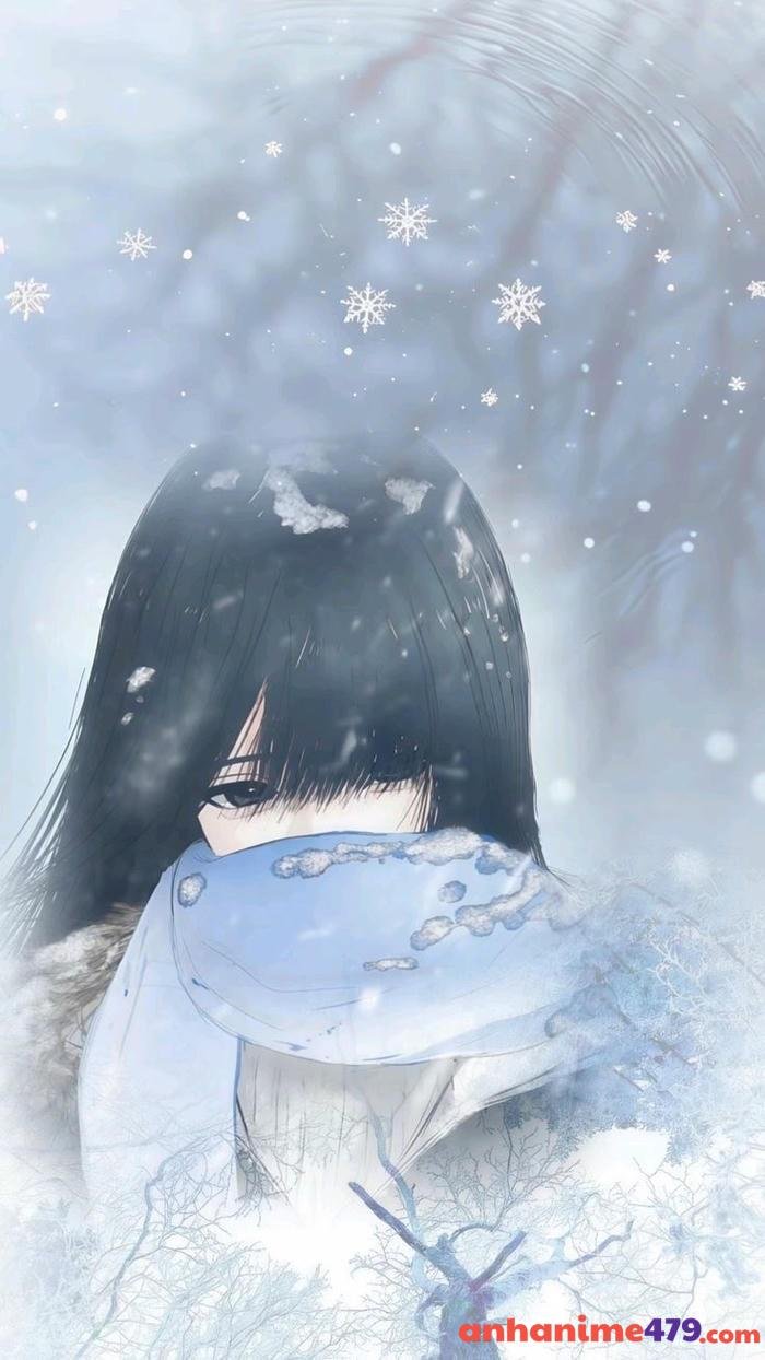 tuyết rơi anime đẹp mơ màng
