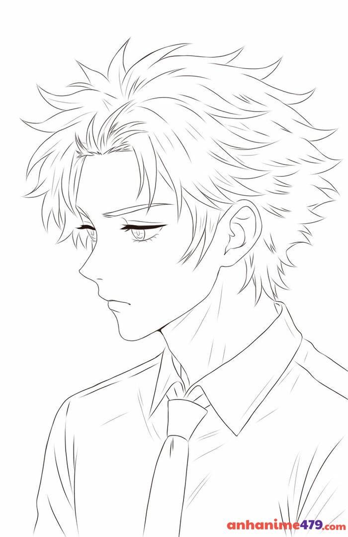 vẽ anime nam ngầu