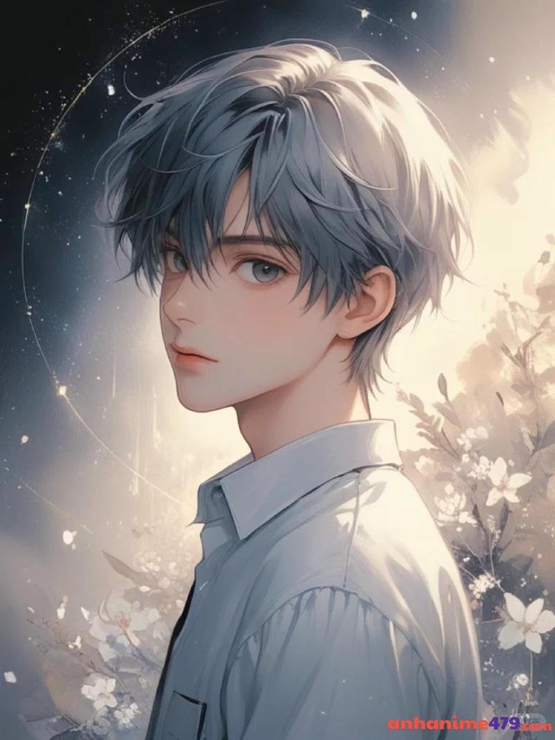 wallpaper anime boy nhìn xa xăm